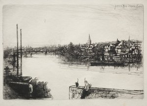 Battersea Reach alkotó: Francis Seymour Haden