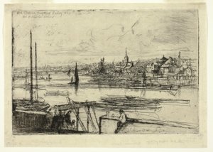 Battersea Reach alkotó: Francis Seymour Haden