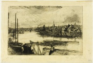 Battersea Reach alkotó: Francis Seymour Haden