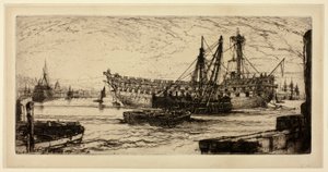 Az Agamemnon szakítása, 1. sz alkotó: Francis Seymour Haden
