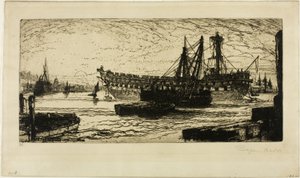 Az Agamemnon szakítása, 1. sz alkotó: Francis Seymour Haden