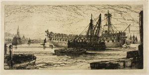 Az Agamemnon szakítása, I. sz alkotó: Francis Seymour Haden