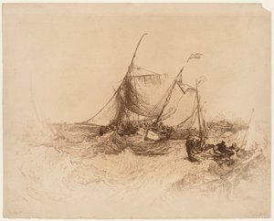 Calais móló alkotó: Francis Seymour Haden