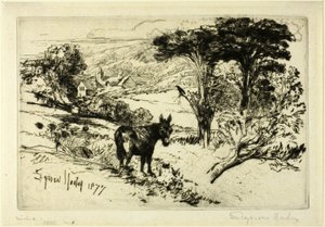 Challow Farm alkotó: Francis Seymour Haden