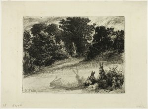 Combe Bottom alkotó: Francis Seymour Haden