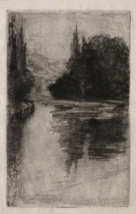 Este, 1864. alkotó: Francis Seymour Haden
