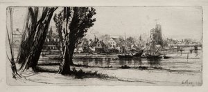Fulham. alkotó: Francis Seymour Haden