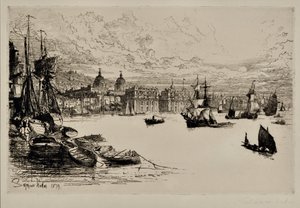 Greenwich alkotó: Francis Seymour Haden