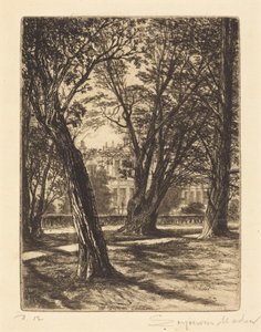 Kensington Gardens (a kis lemez) alkotó: Francis Seymour Haden