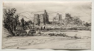 Kidwelly kastély alkotó: Francis Seymour Haden