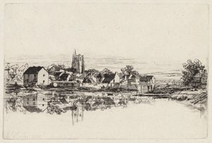 Kidwelly Town alkotó: Francis Seymour Haden