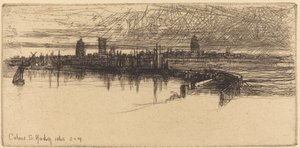 Kis Calais móló alkotó: Francis Seymour Haden