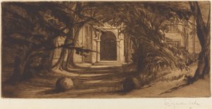 Mytton Hall alkotó: Francis Seymour Haden