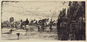 Régi Chelsea templom alkotó: Francis Seymour Haden