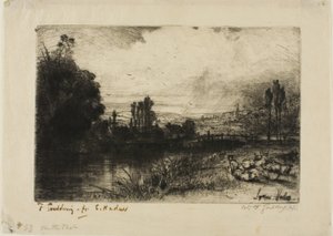 A Teszten alkotó: Francis Seymour Haden