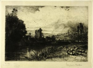 A Teszten alkotó: Francis Seymour Haden