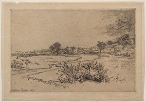 Sawley apátság alkotó: Francis Seymour Haden