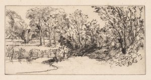 A kis hosszúplébánia, 1896. alkotó: Francis Seymour Haden