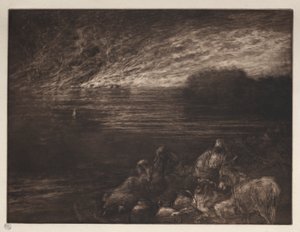 A sóoszlop alkotó: Francis Seymour Haden