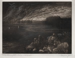 A sóoszlop alkotó: Francis Seymour Haden