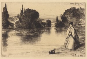 A vontatási ösvény alkotó: Francis Seymour Haden