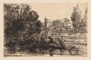 Twickenham templom alkotó: Francis Seymour Haden