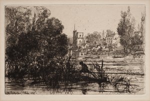 Twickenham templom alkotó: Francis Seymour Haden