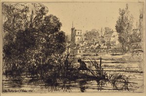 Twickenham templom alkotó: Francis Seymour Haden