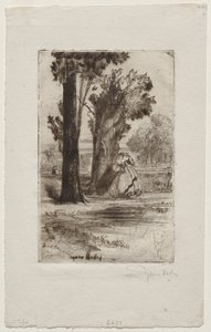 Plébánia Sonningben alkotó: Francis Seymour Haden