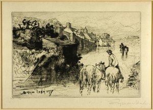 Wareham híd alkotó: Francis Seymour Haden