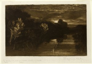 Winchelsea-csatorna alkotó: Francis Seymour Haden