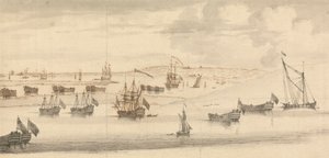 Hulks a Medwayben alkotó: Francis Swaine