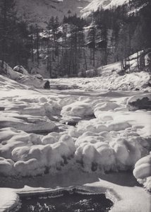 Pennine Alps: Frozen Stream (f/w fotó)