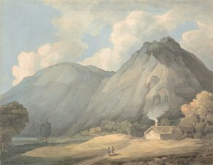Aberddeola közelében, Észak-Wales alkotó: Francis Towne