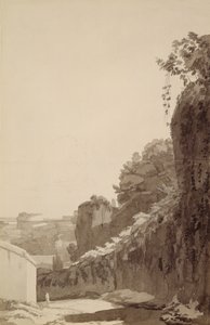 Caracalla fürdője alkotó: Francis Towne
