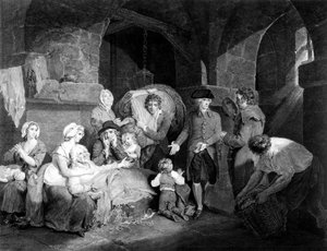 John Howard Esq. (1726-1790) Látogatás és enyhítés a börtön nyomorúságain, vésette James Hogg, 1790