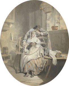 Rusztikus udvarlás (wc papíron) alkotó: Francis Wheatley