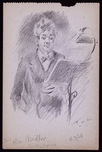 Alec Miller portréja alkotó: Francis Wilfred Lawson
