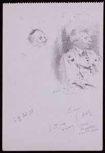 Basil Oliver portréja alkotó: Francis Wilfred Lawson