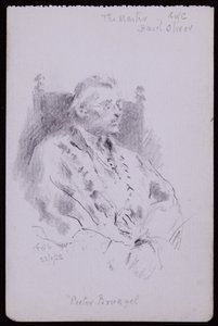 Basil Oliver portréja alkotó: Francis Wilfred Lawson