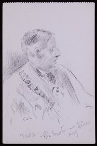 FL Griggs portréja alkotó: Francis Wilfred Lawson