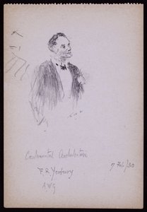 FR Yerbury portréja alkotó: Francis Wilfred Lawson