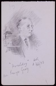 George Kruger Gray portréja alkotó: Francis Wilfred Lawson