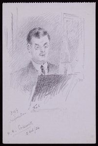 HB Cresswell portréja alkotó: Francis Wilfred Lawson