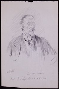HV Lanchester portréja alkotó: Francis Wilfred Lawson