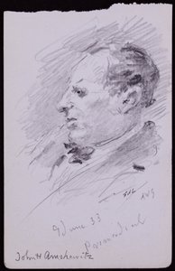 John Amshewitz portréja alkotó: Francis Wilfred Lawson