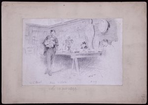 Karl Krall portréja alkotó: Francis Wilfred Lawson