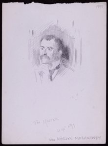 Mervyn Macartney portréja alkotó: Francis Wilfred Lawson