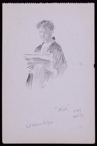 Portrait of Miss Eleanor Hellyer alkotó: Francis Wilfred Lawson