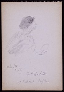Arundel Esdaile asszony portréja alkotó: Francis Wilfred Lawson